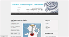 Desktop Screenshot of cours-mathematiques-nantes.com